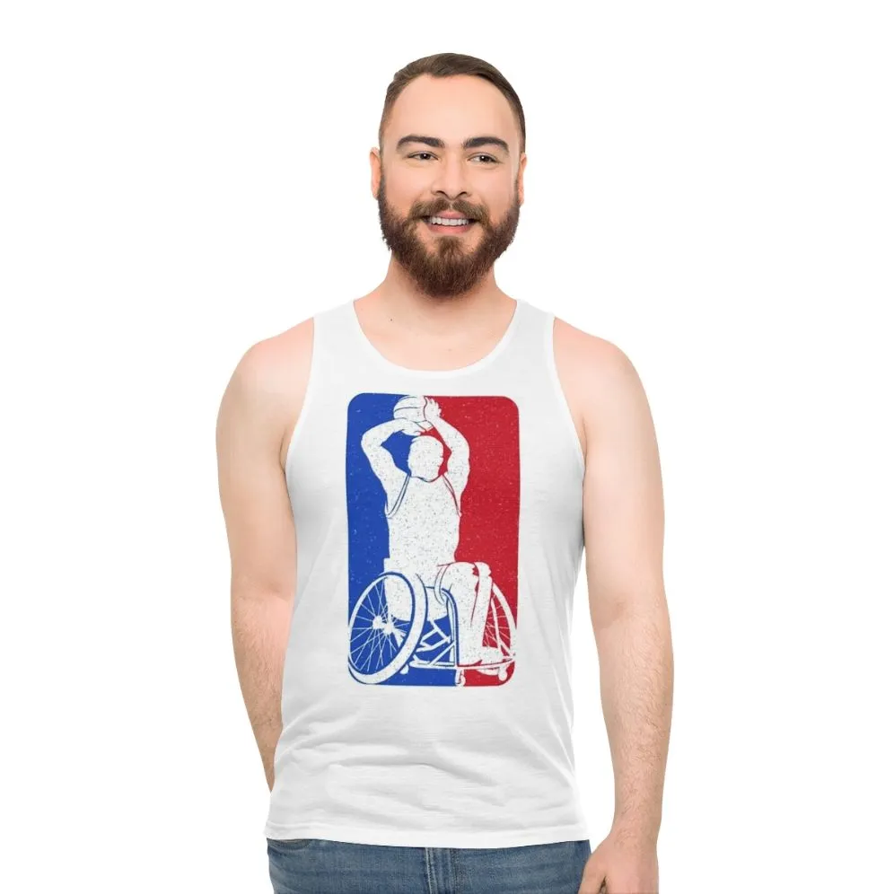 Adaptive Wheelchair Basketball Unisex Sports Tank Top