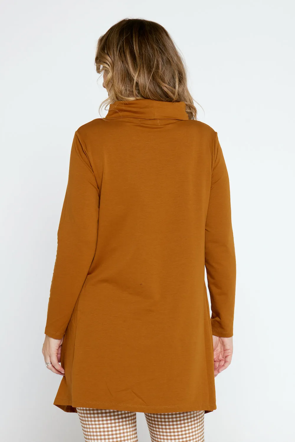 Joslin Cowl Tunic - Toffee
