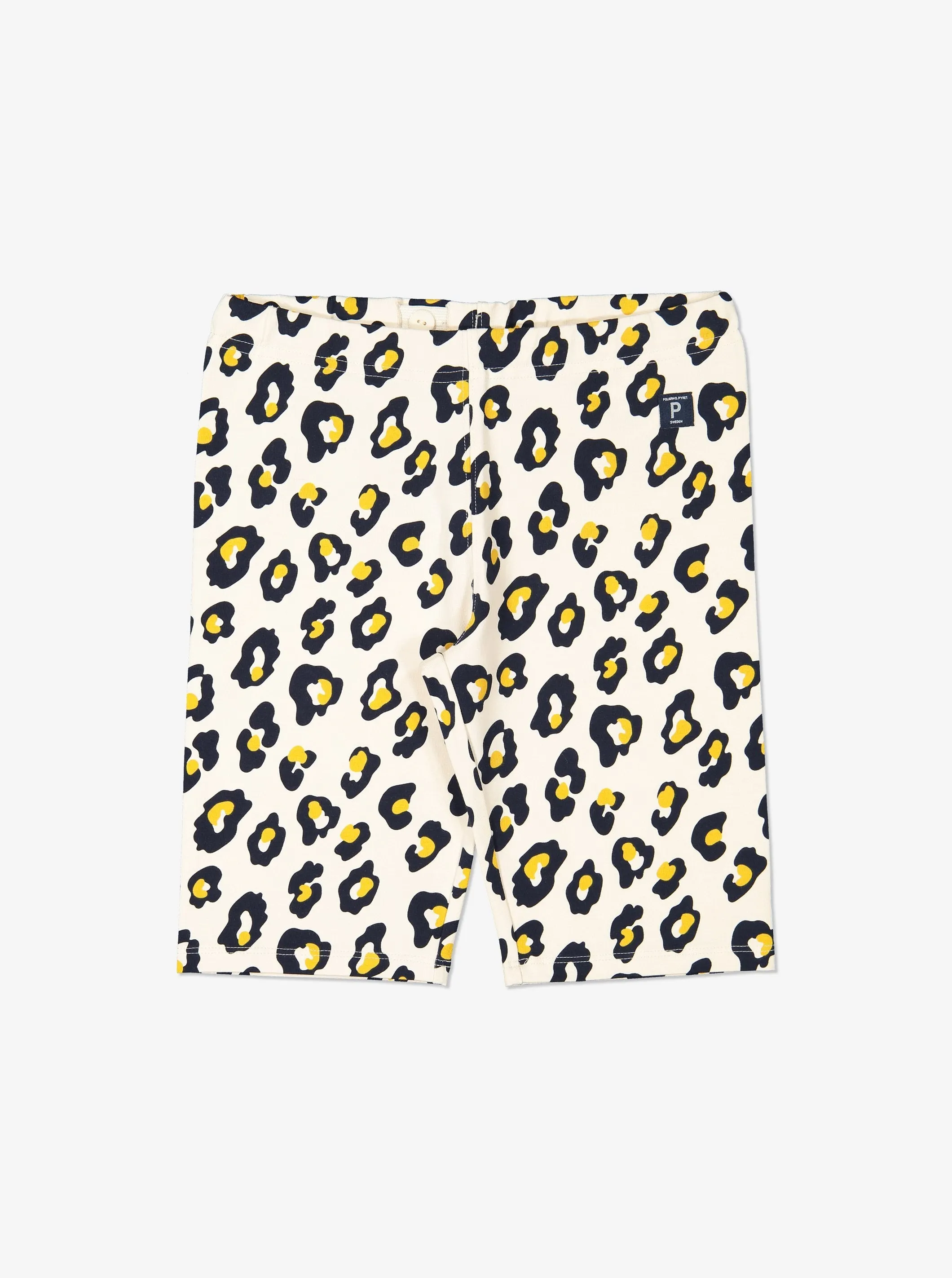 Leopard Print Kids Cycling shorts