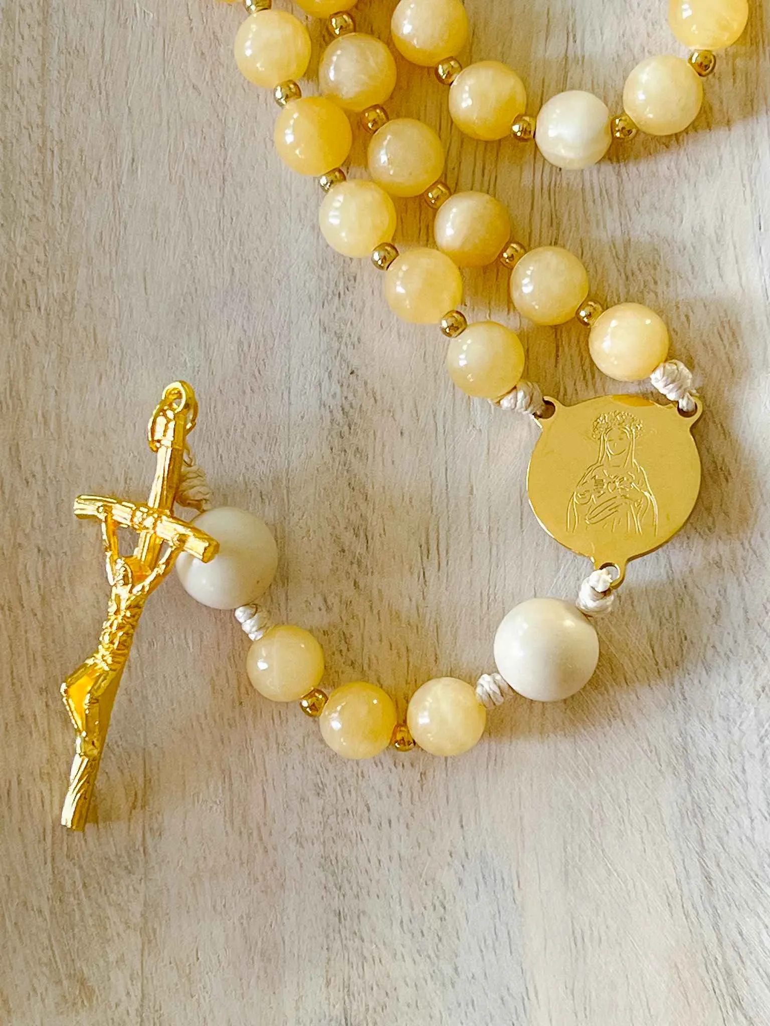 Marigold Rosary - Mary's Heavenly Glory